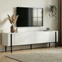 Nordure Nexus Mesa de TV Blanco y Negro